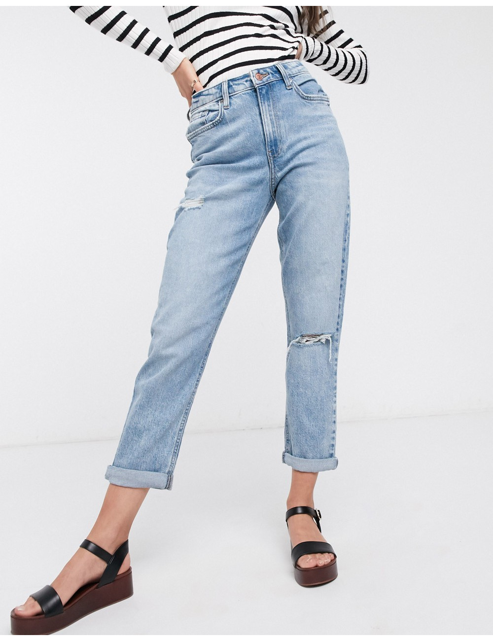 New Look mom jeans with...