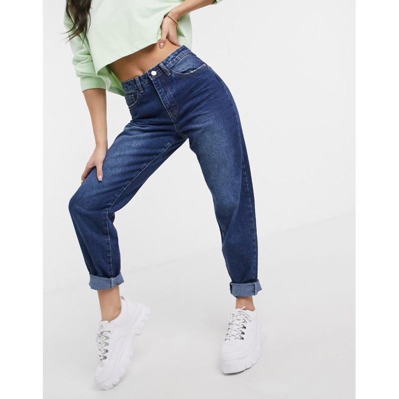 Missguided mom jeans in blue