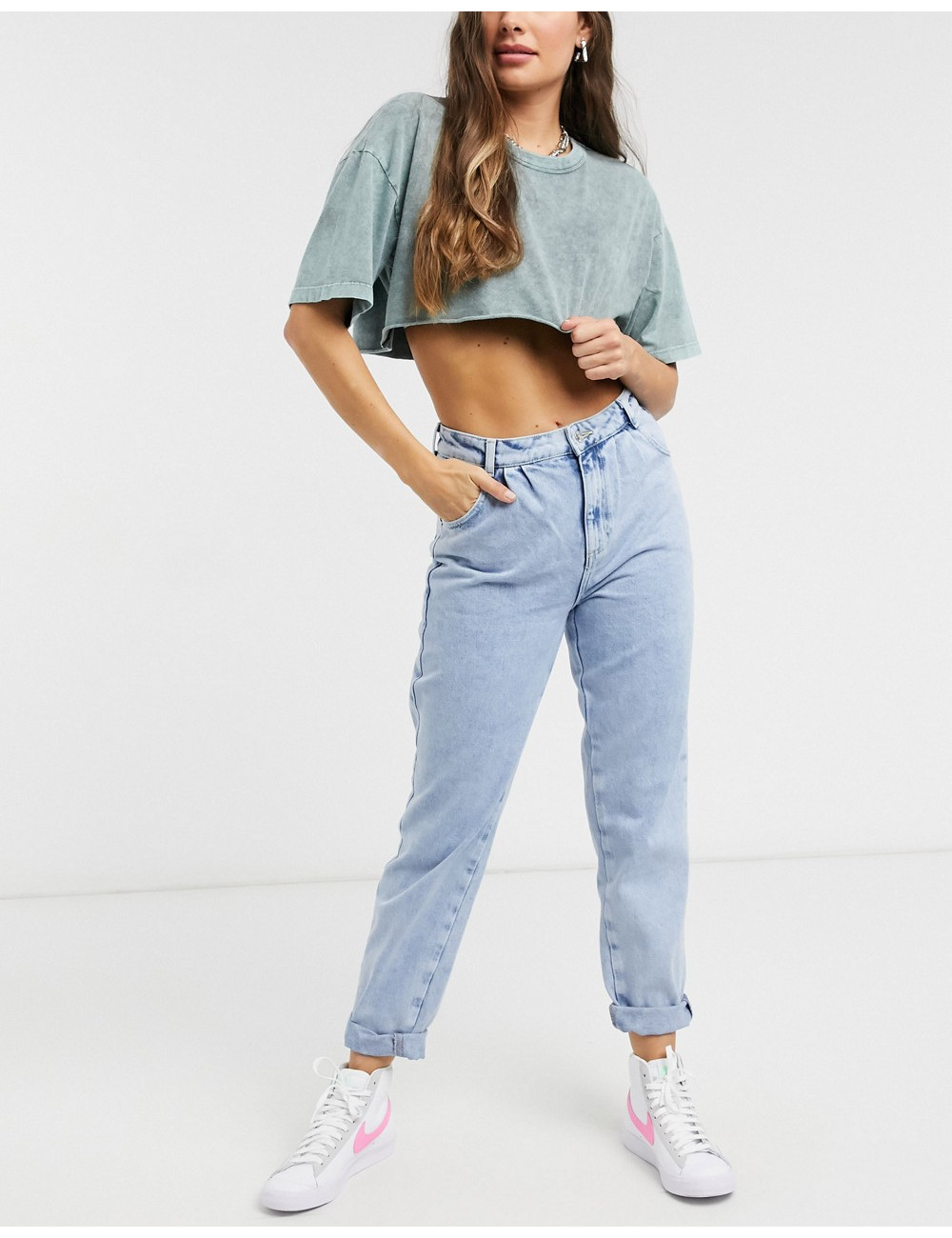 New Look balloon jeans in...