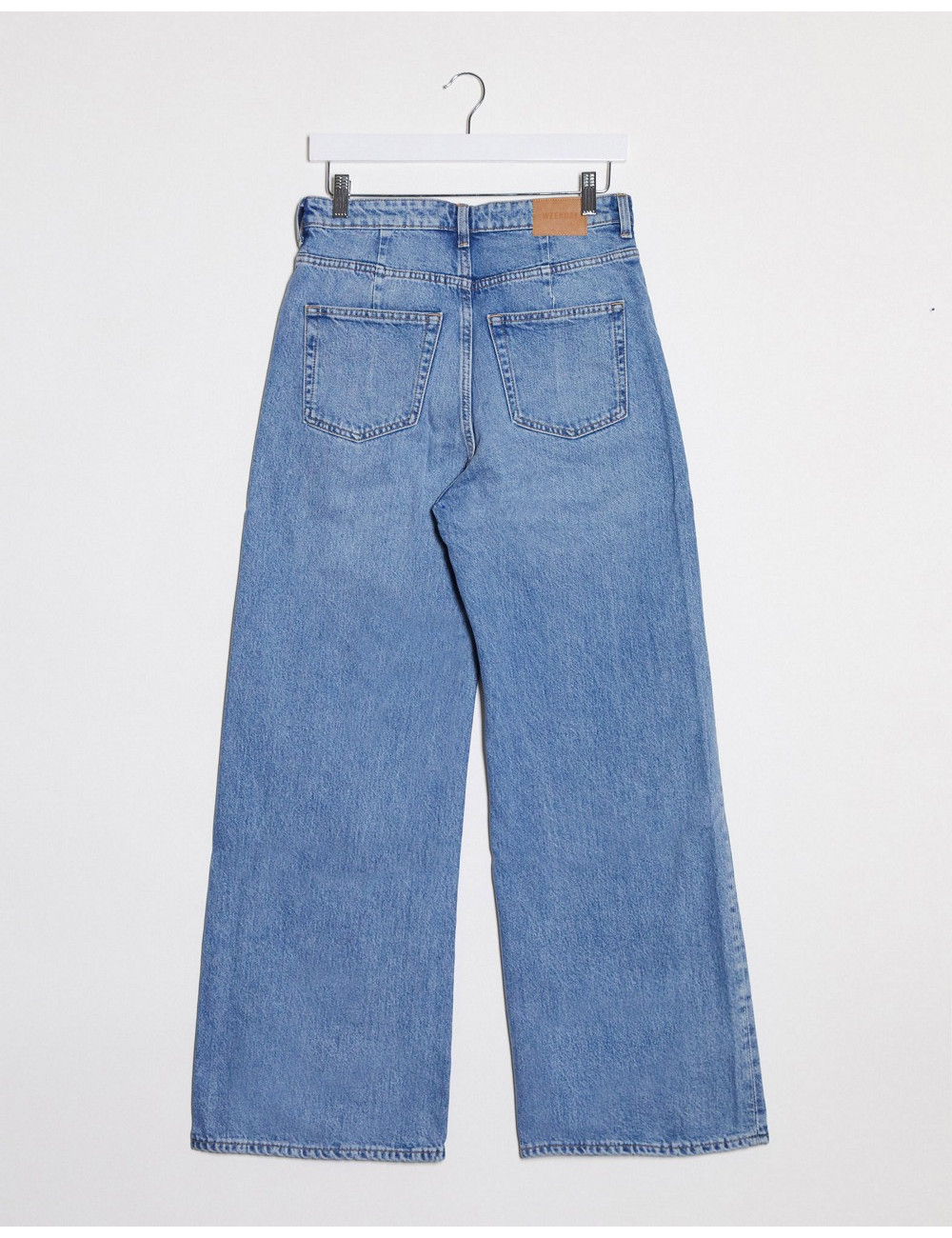 Weekday wide leg jeans with...