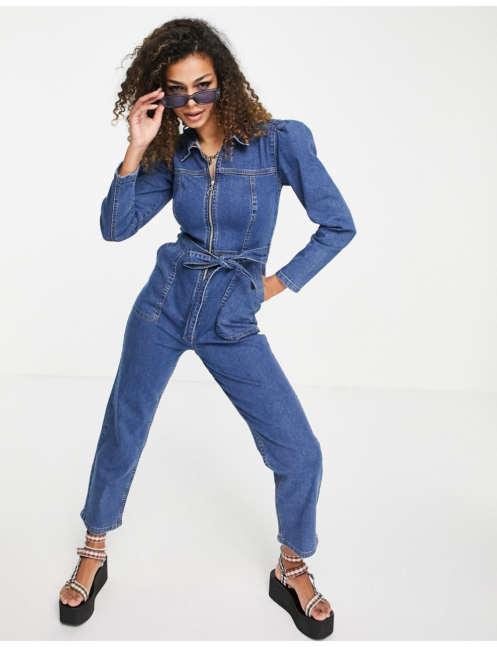 Urban Bliss boilersuit with...