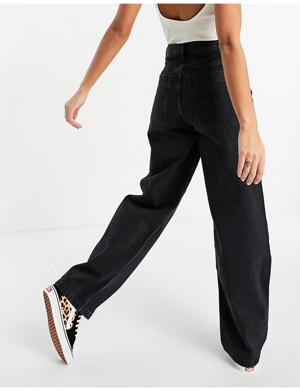 Topshop baggy jeans in...