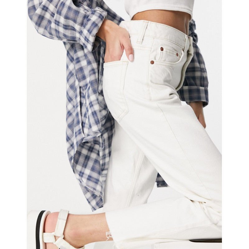 Topshop Straight Jean in...
