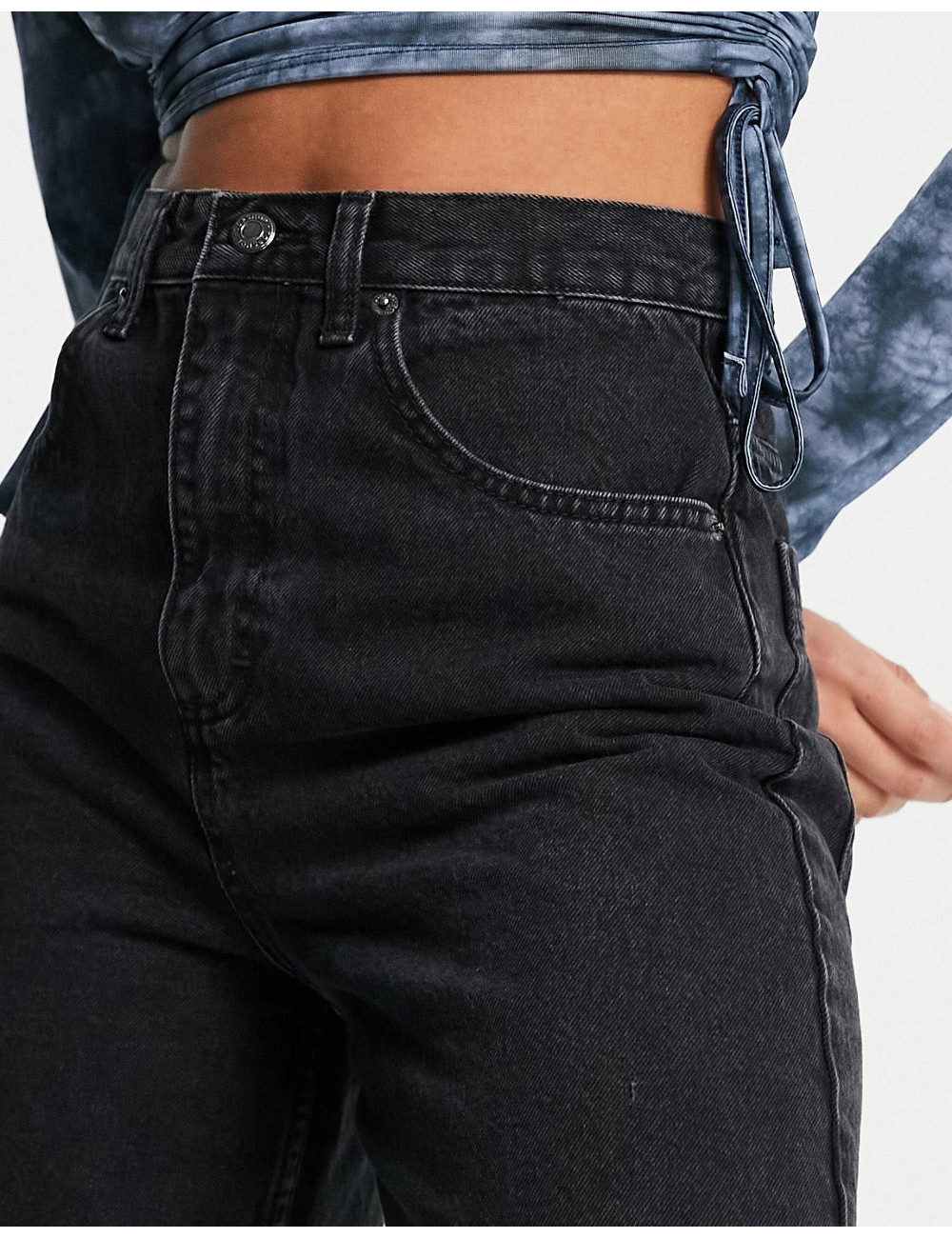 Topshop baggy jeans with...