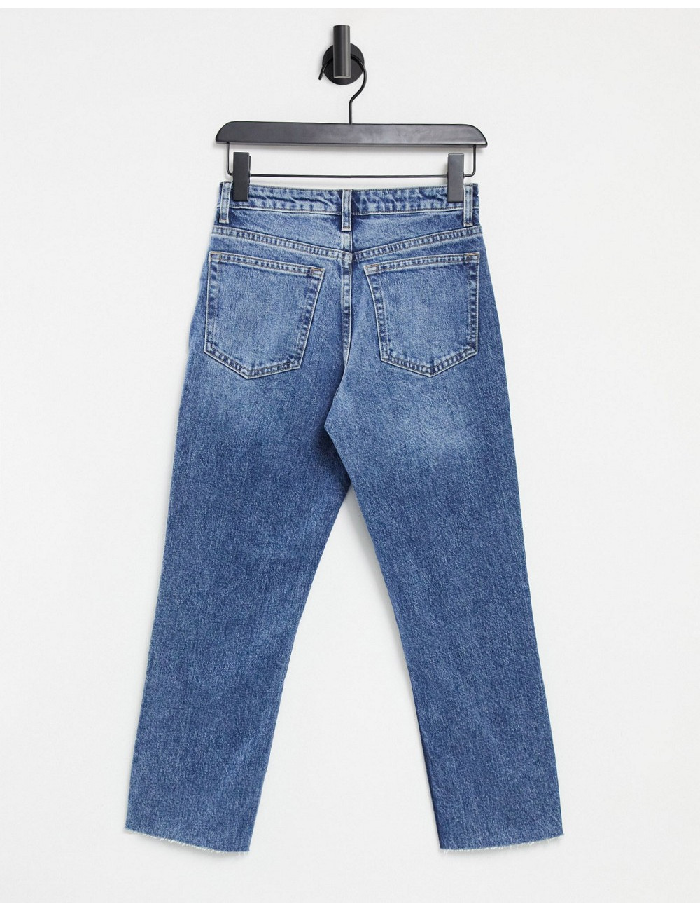 Topshop straight jeans in...