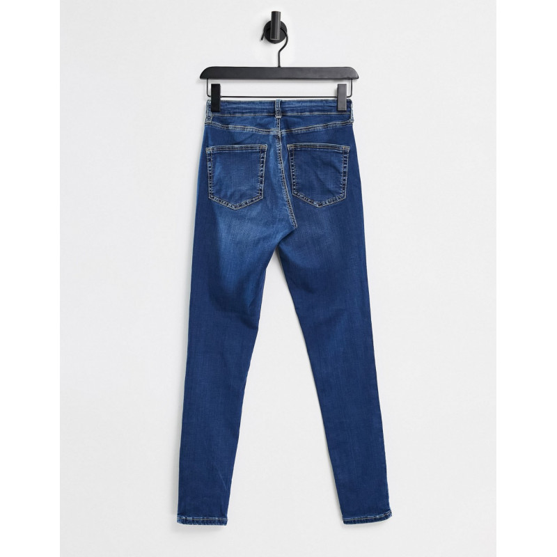 Topshop Leigh jeans in indigo