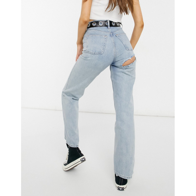Topshop bum rip jeans in...