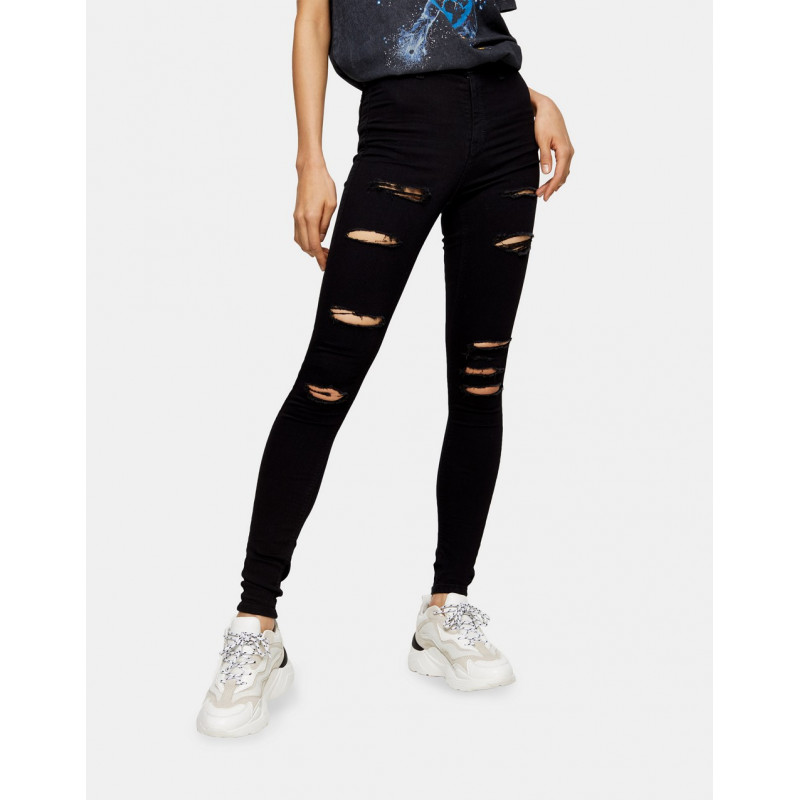 Topshop joni jeans with...