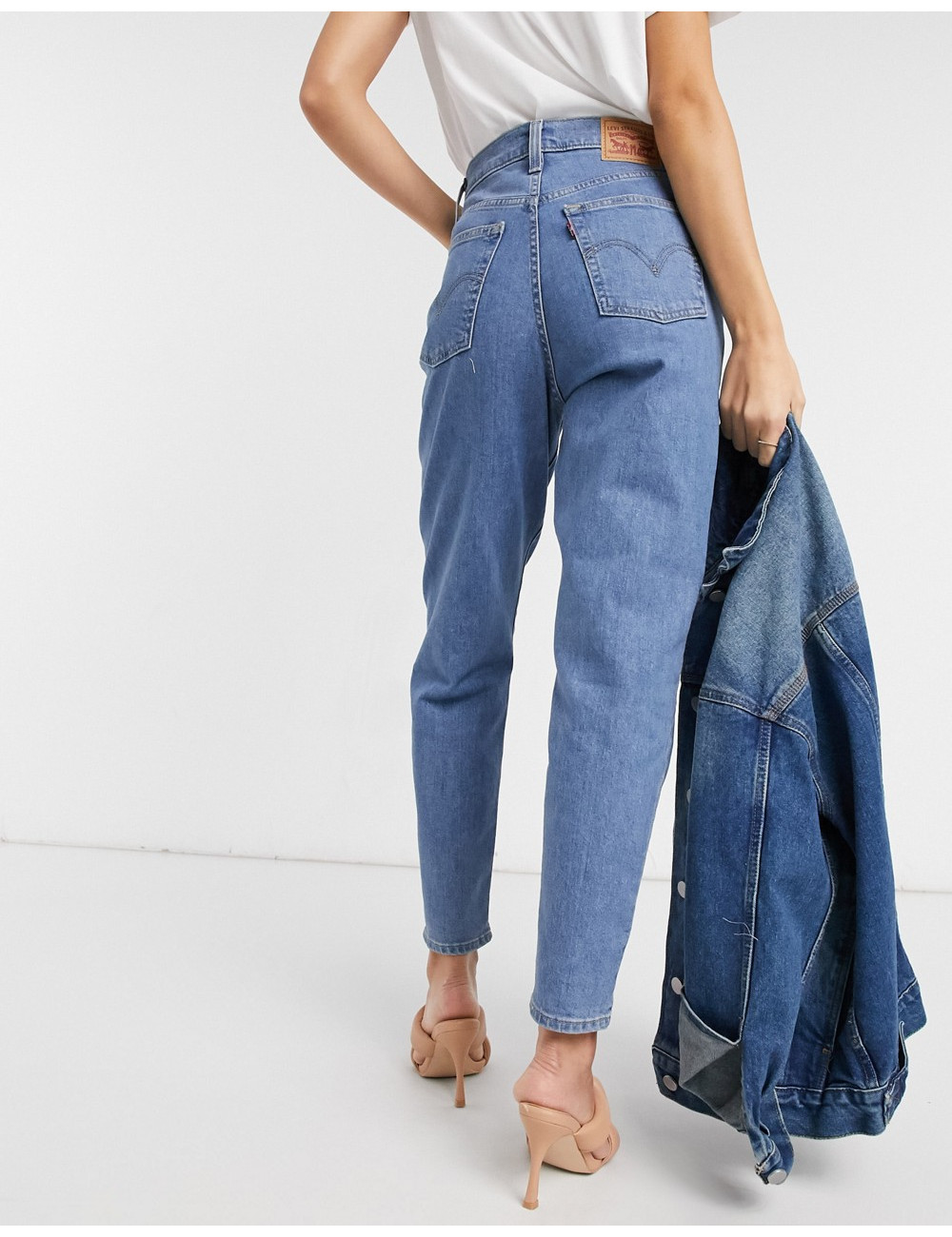 Levi's high waisted taper...