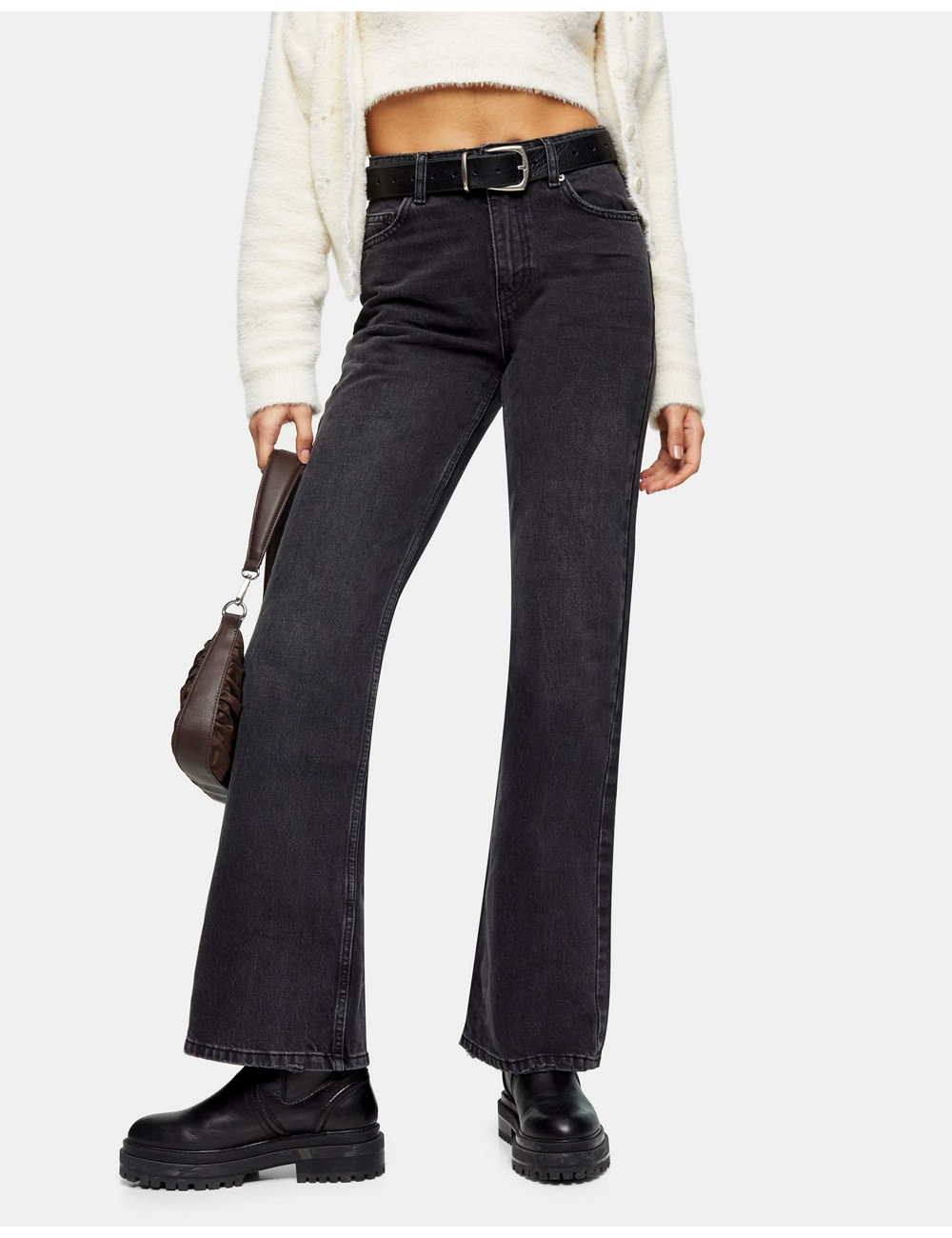 Topshop 90s flare jeans in...