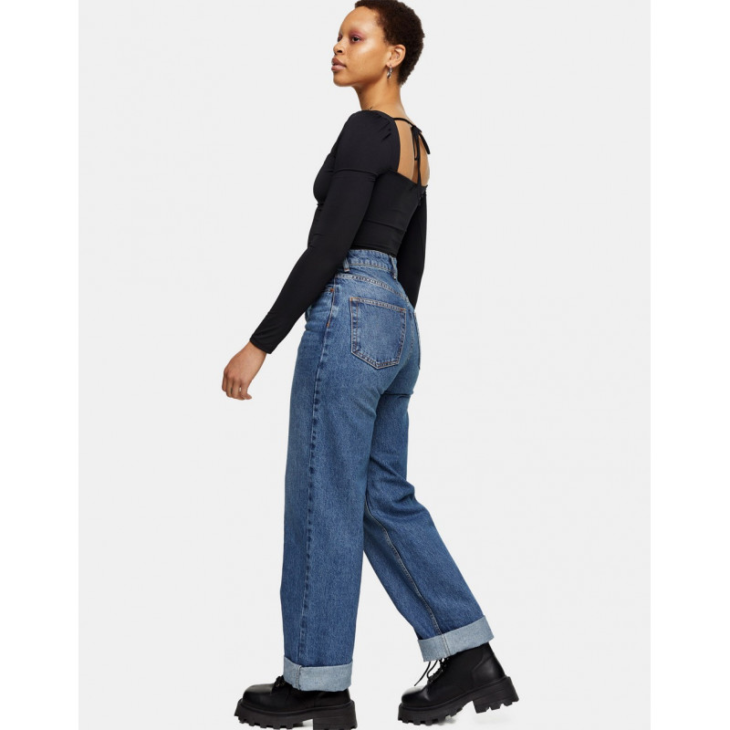 Topshop One oversized mom...