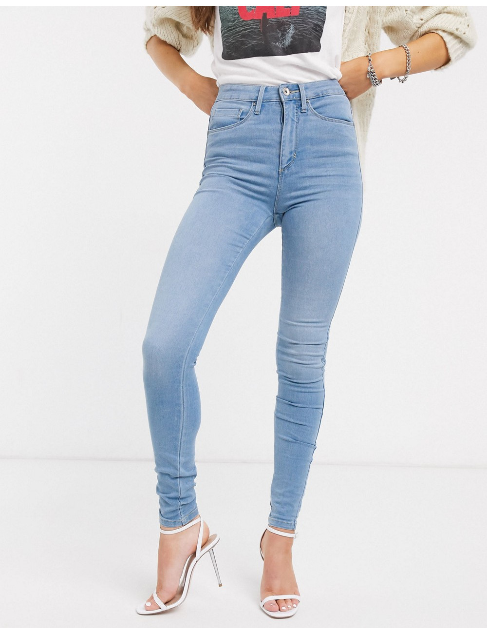 Only high waisted skinny jean