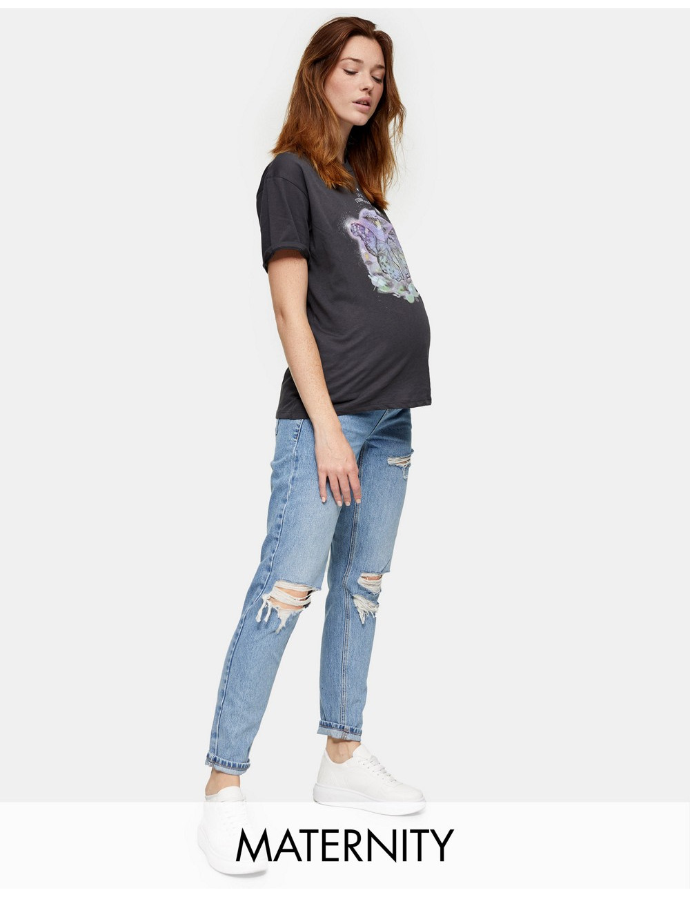 Topshop Maternity Mom jeans...