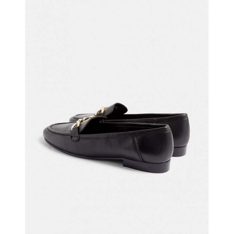 Topshop leather loafers in...