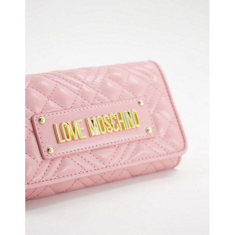 Love Moschino quilted logo...