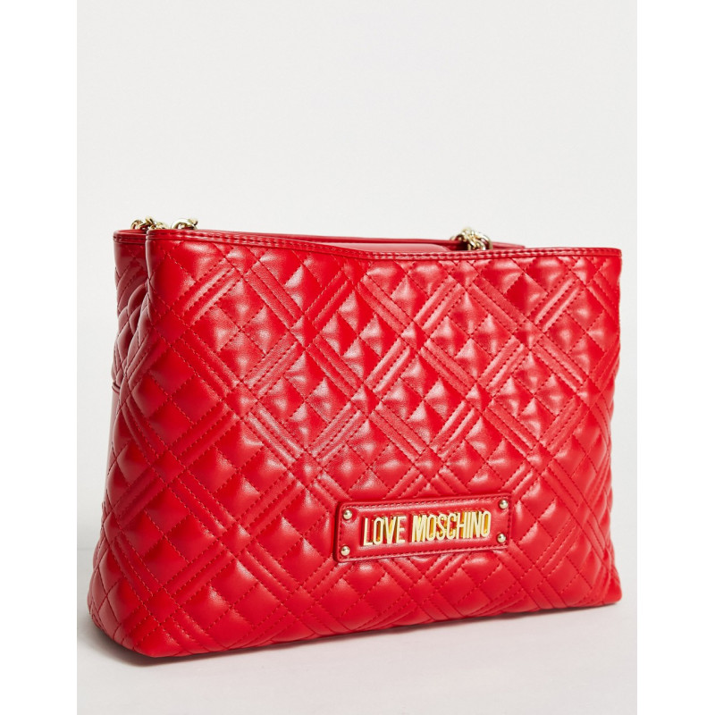 Love Moschino quilted chain...