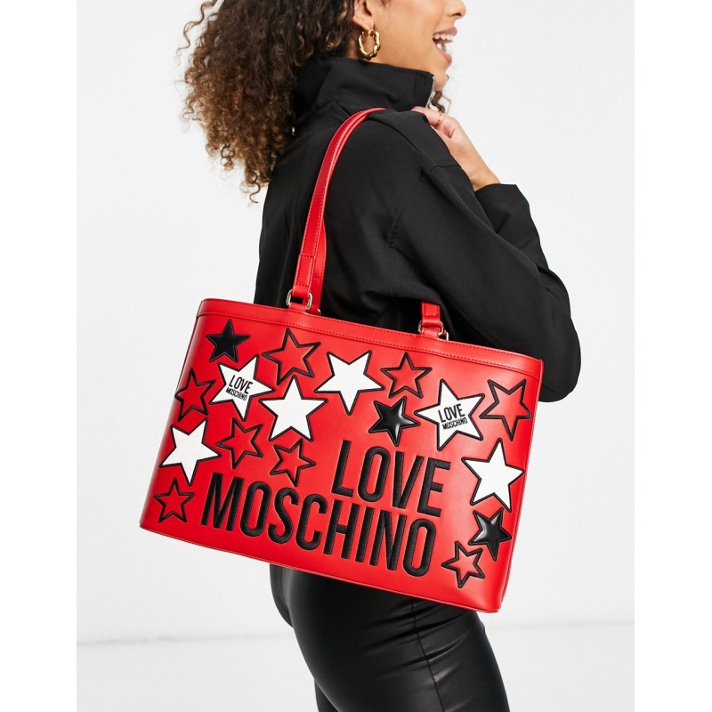 Love Moschino logo star...