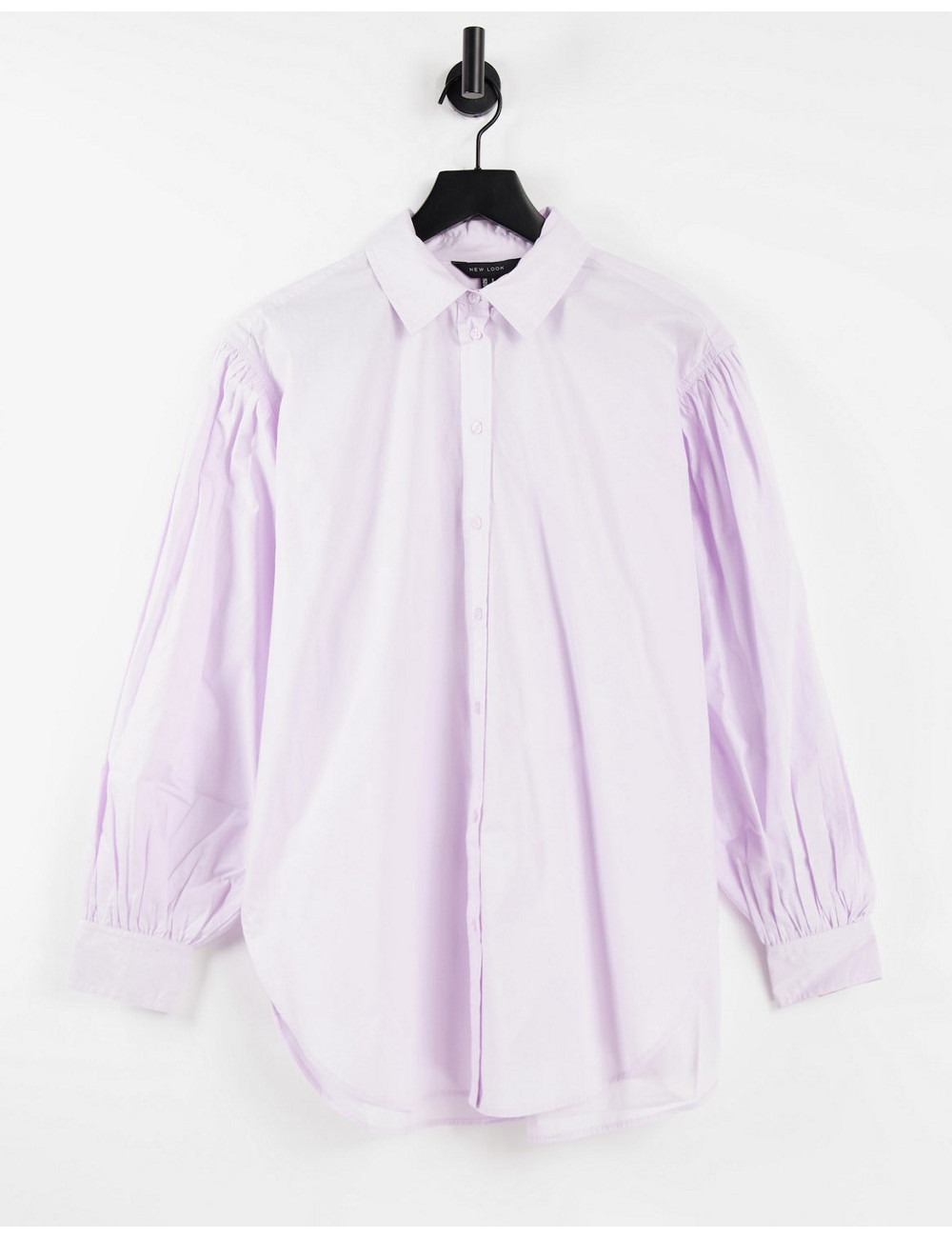 New Look poplin shirt in lilac