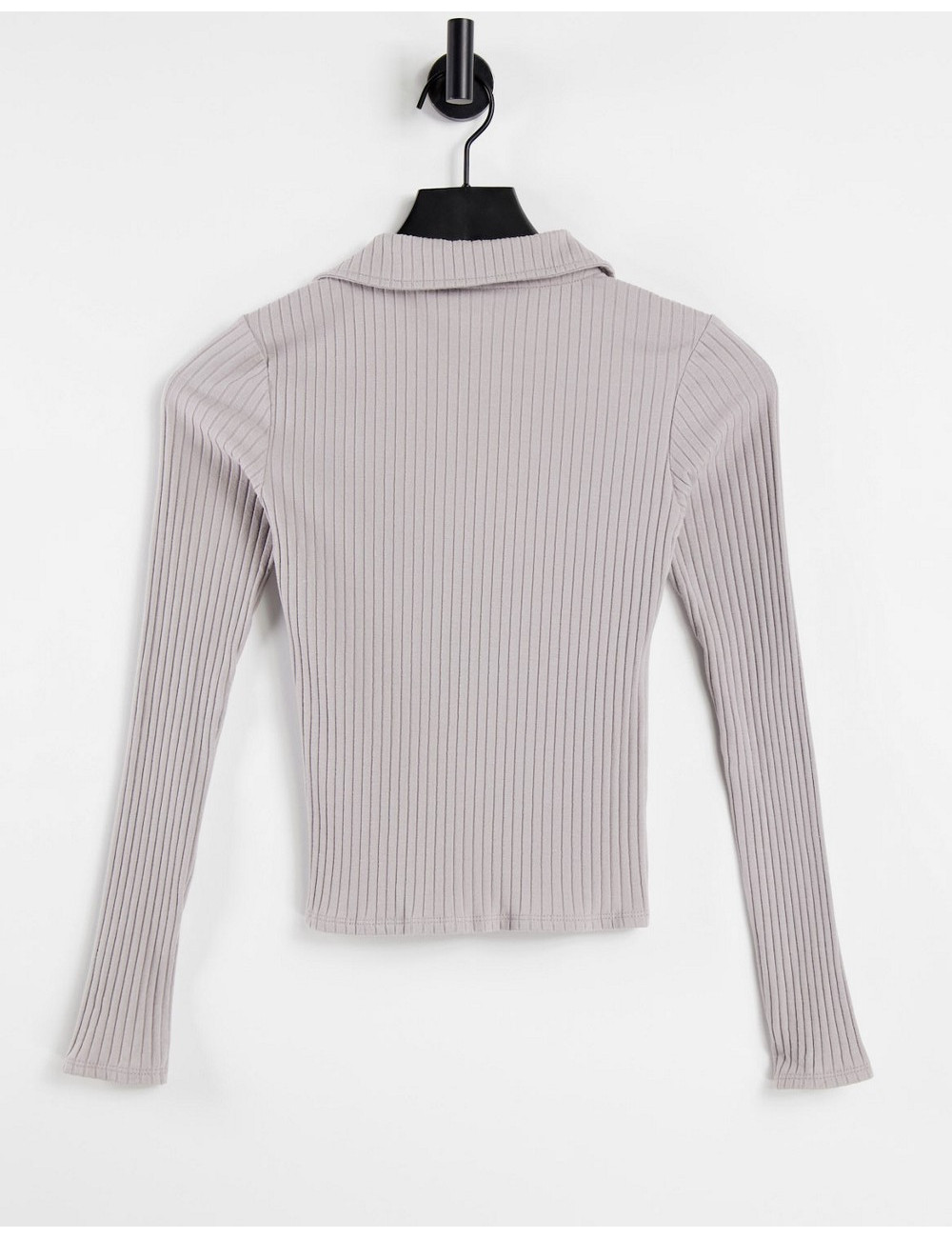 Topshop long sleeve rib...