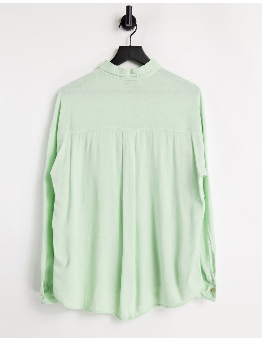 Hollister linen shirt in green