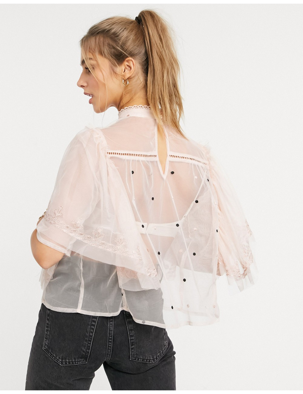 River Island tulle frill...