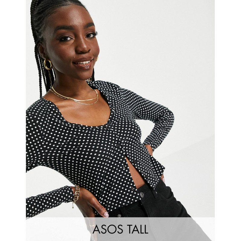 ASOS DESIGN Tall fitted top...