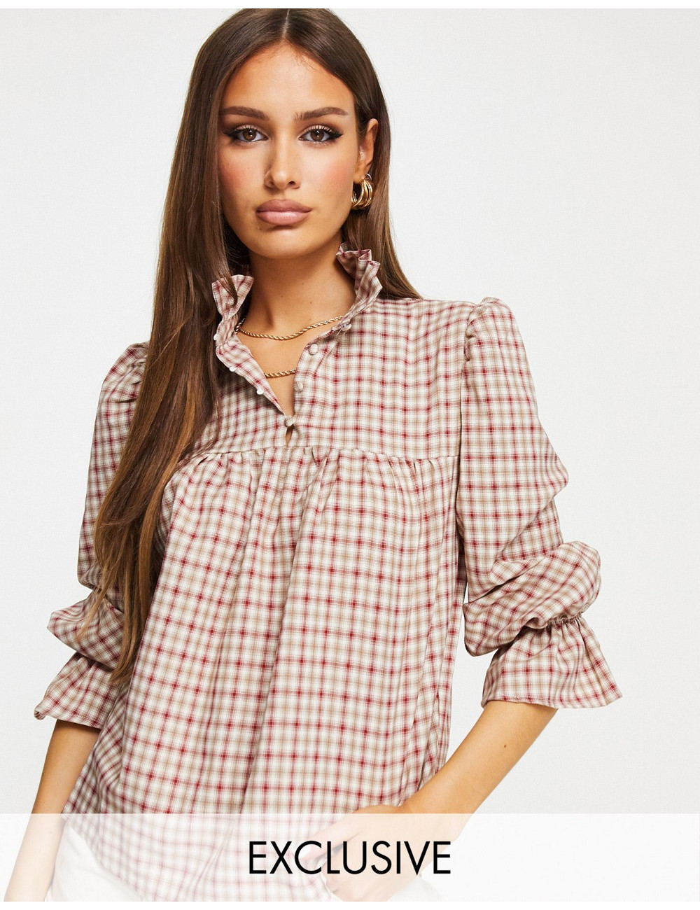 Missguided smock blouse...