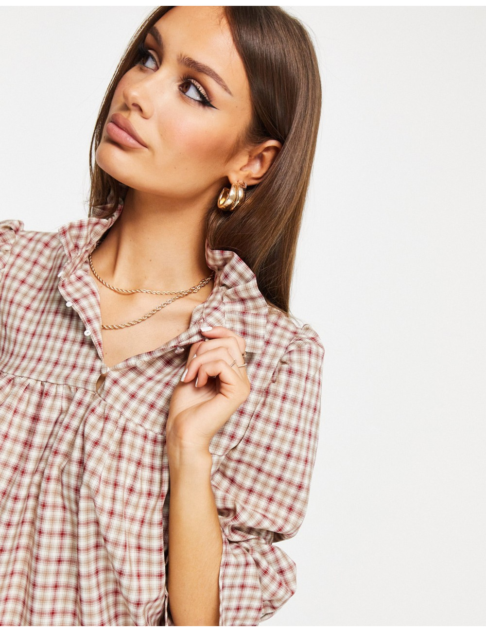 Missguided smock blouse...