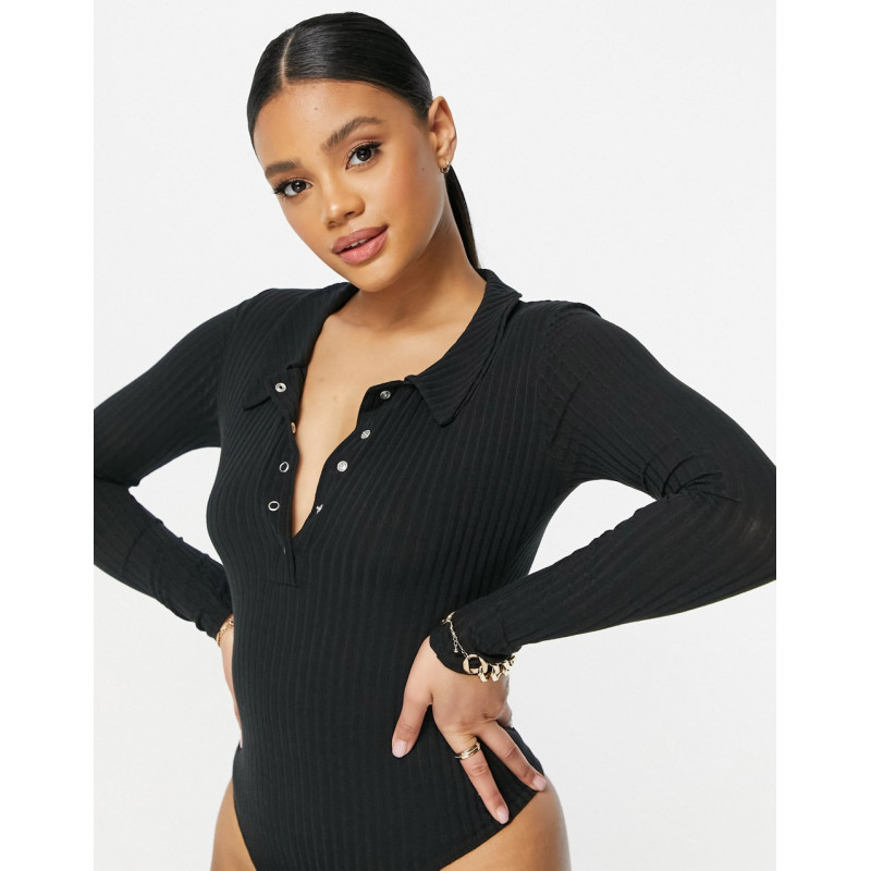 Missguided ribbed bodysuit...