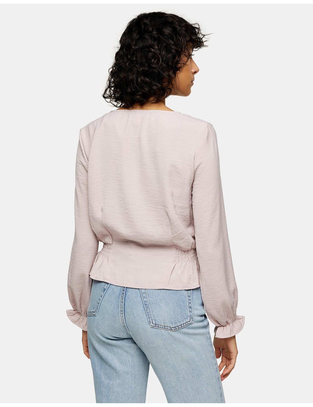 Topshop blouse in pink