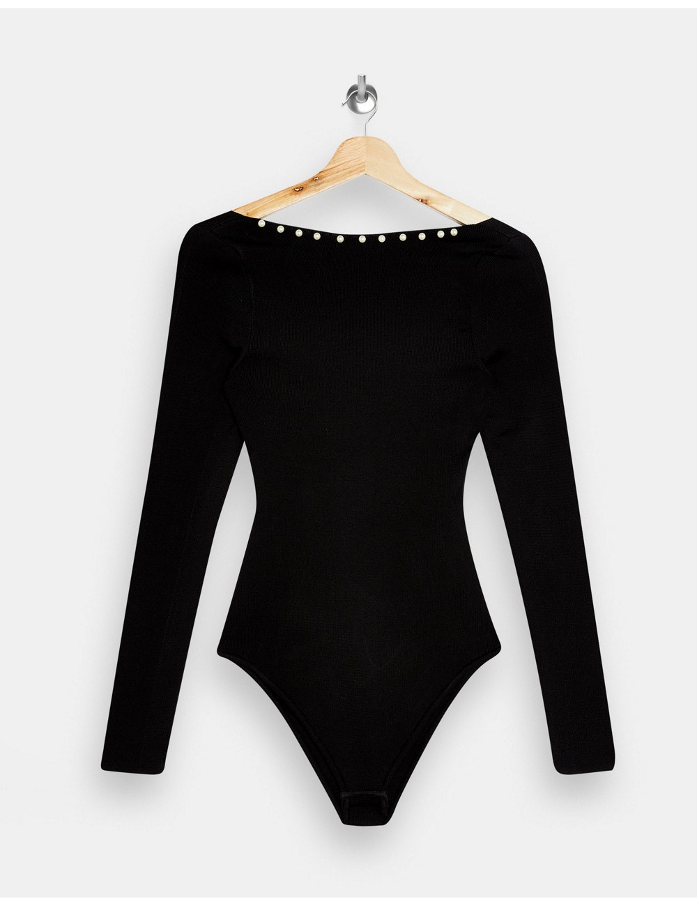 Topshop knitted body with...