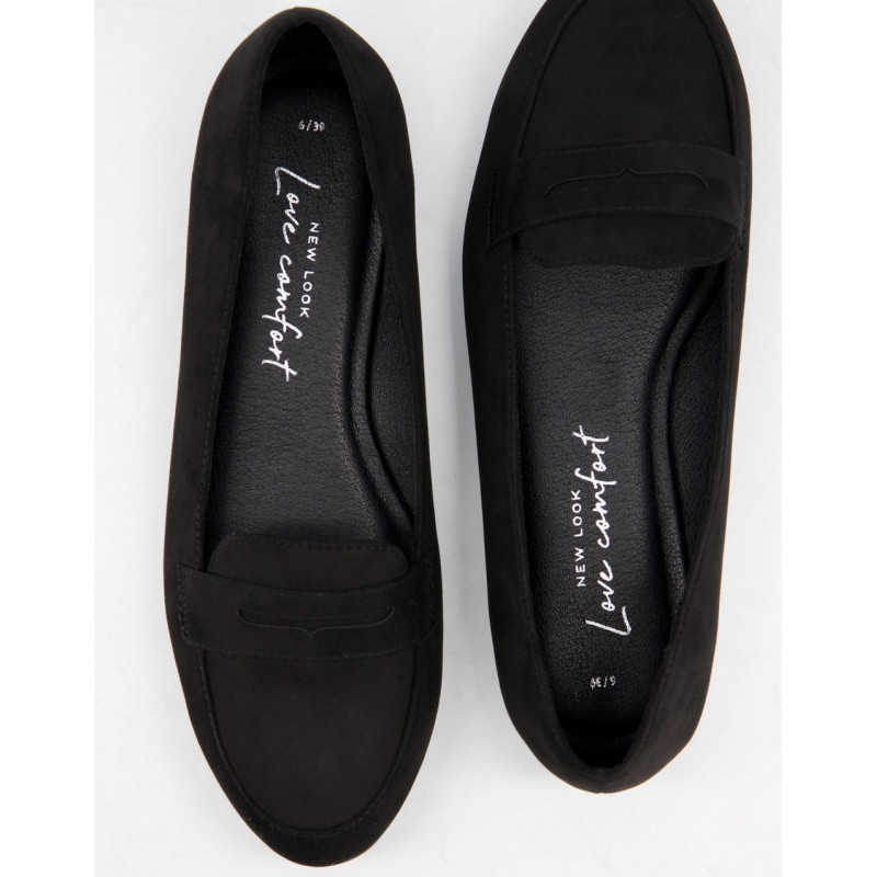 New Look suedette loafer in...