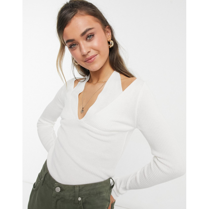 Topshop long sleeve cut out...