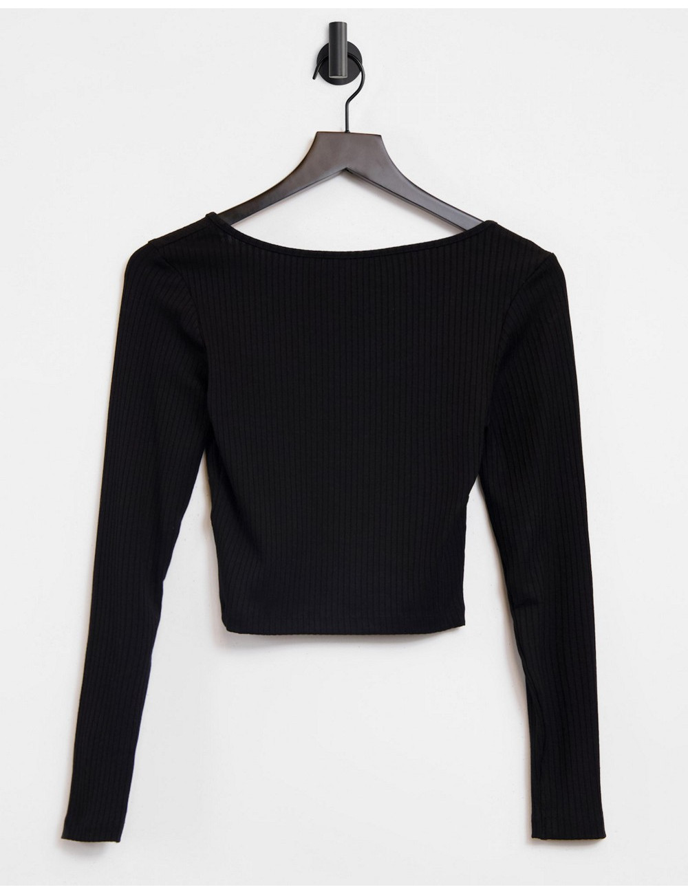 Only ribbed long sleeve top...