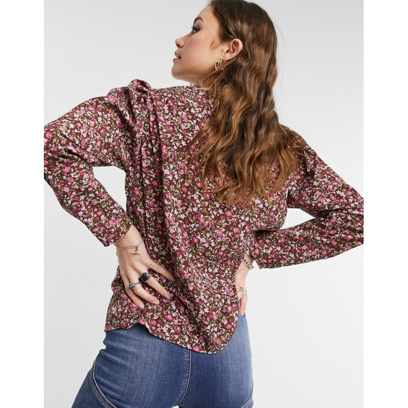 Only floral blouse with...
