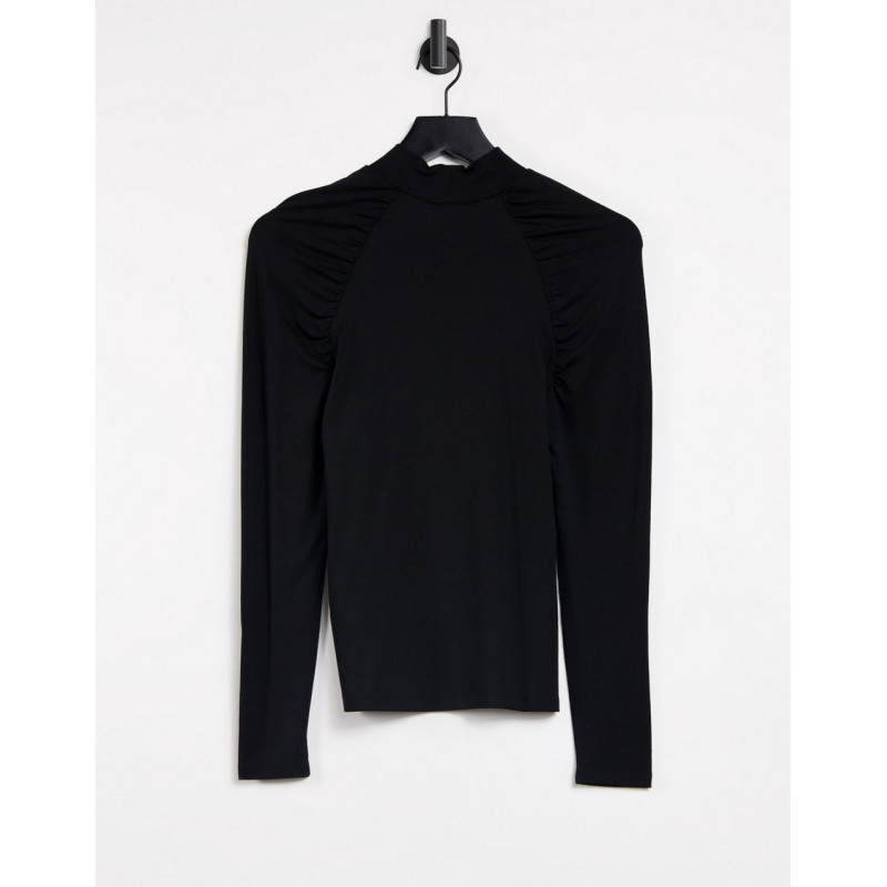 Object jersey roll neck top...