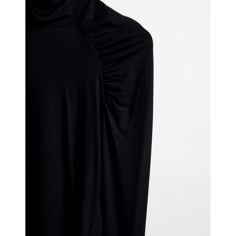 Object jersey roll neck top...