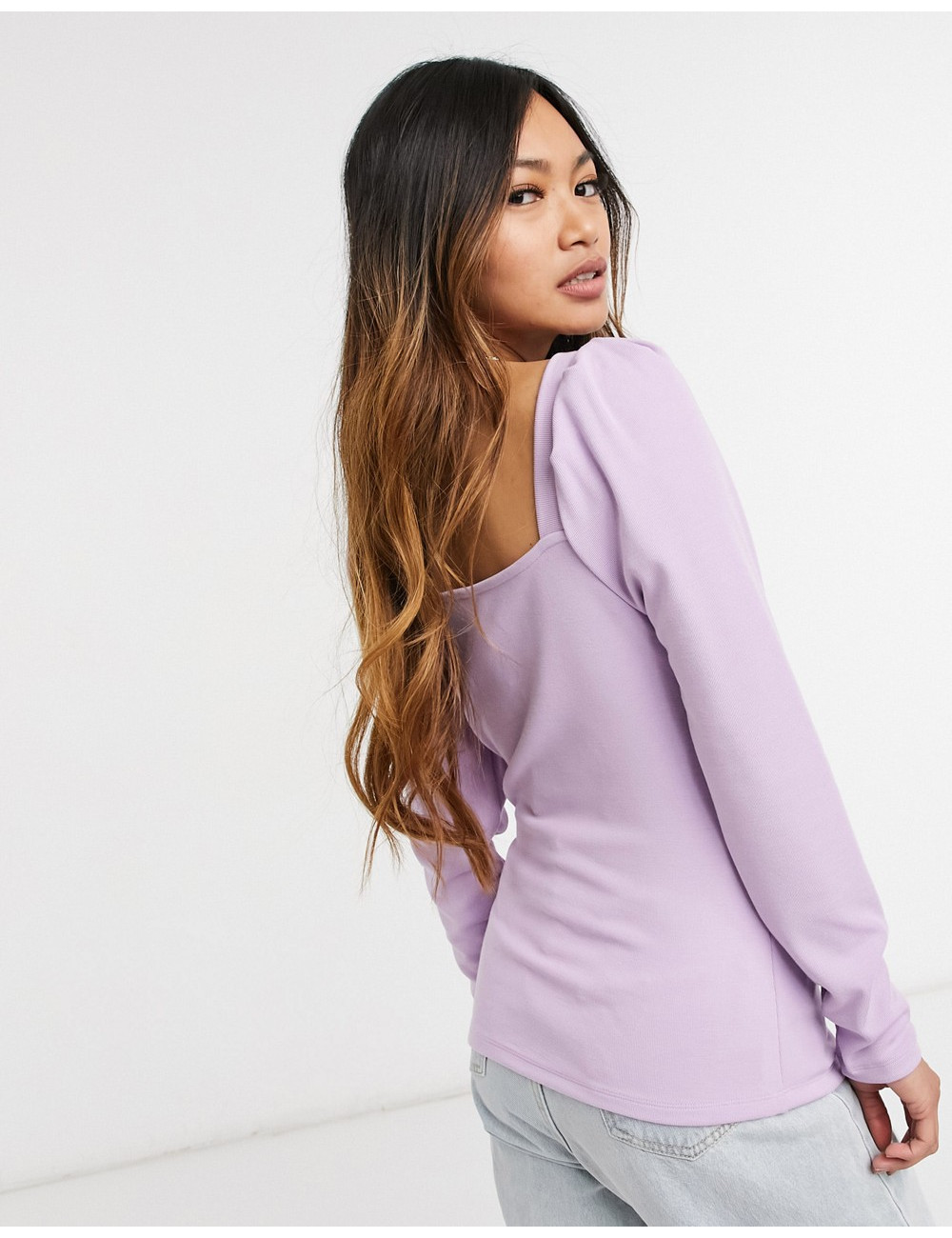 Y.A.S long sleeve top with...