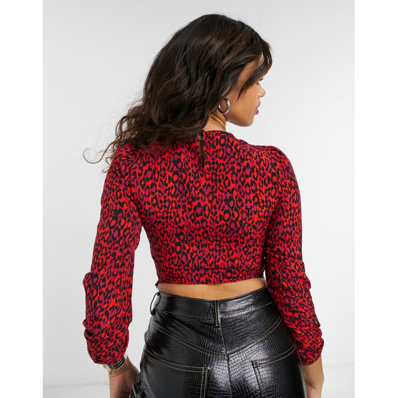 Pimkie leopard print blouse...