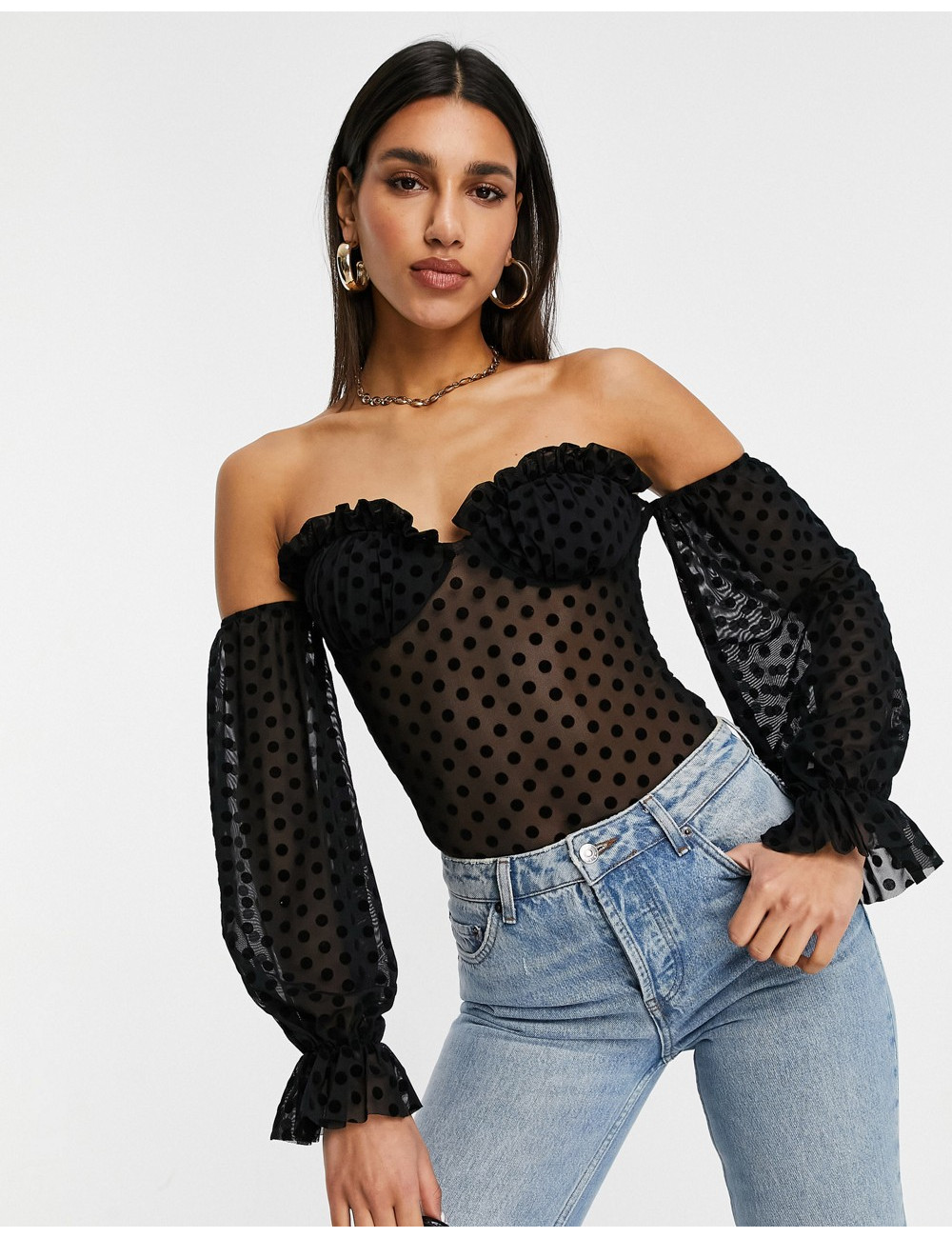 Missguided bodysuit with...