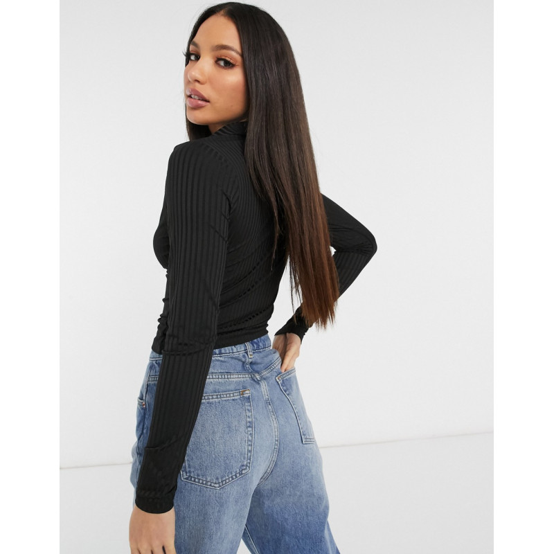 ASOS DESIGN Tall fitted rib...