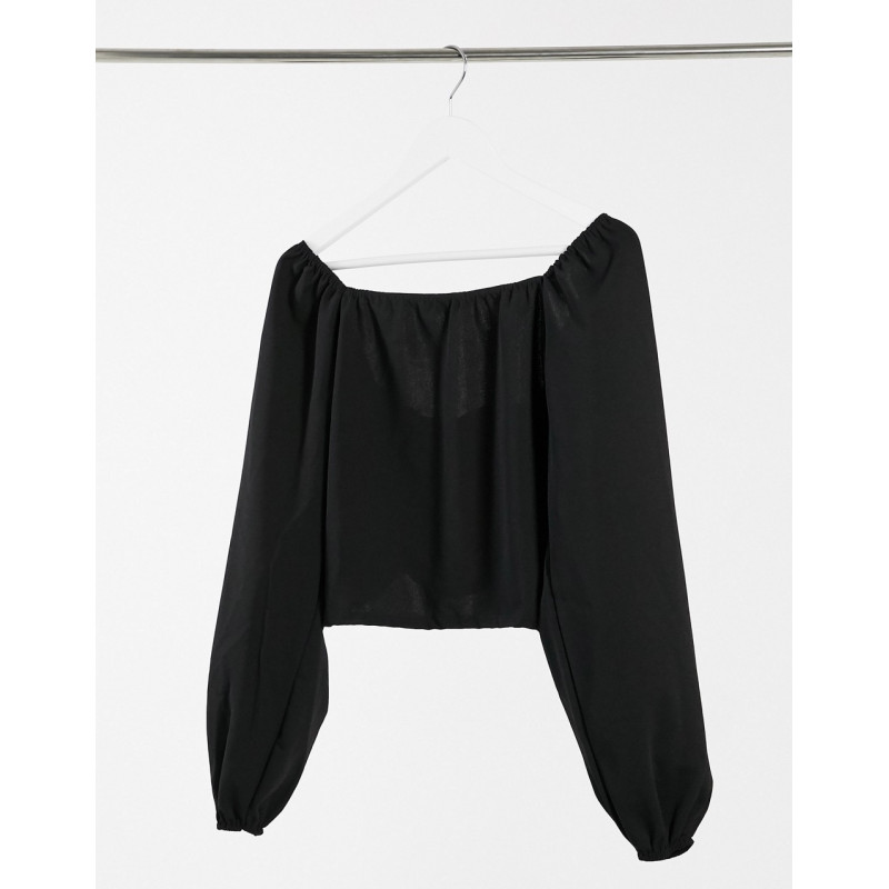 Missguided Plus blouse with...