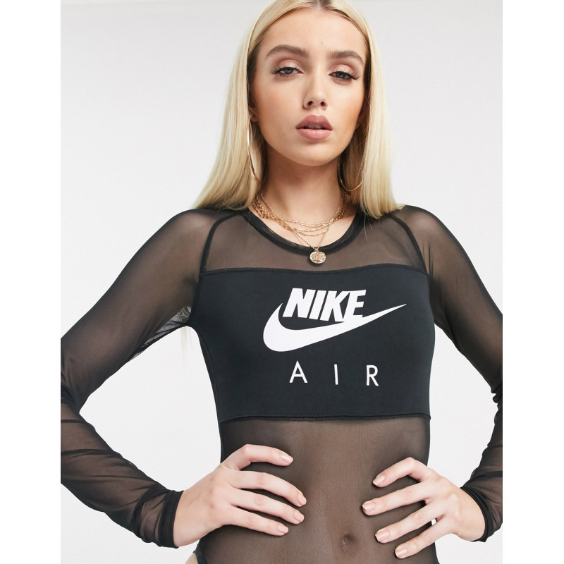Nike Air black Mesh Bodysuit