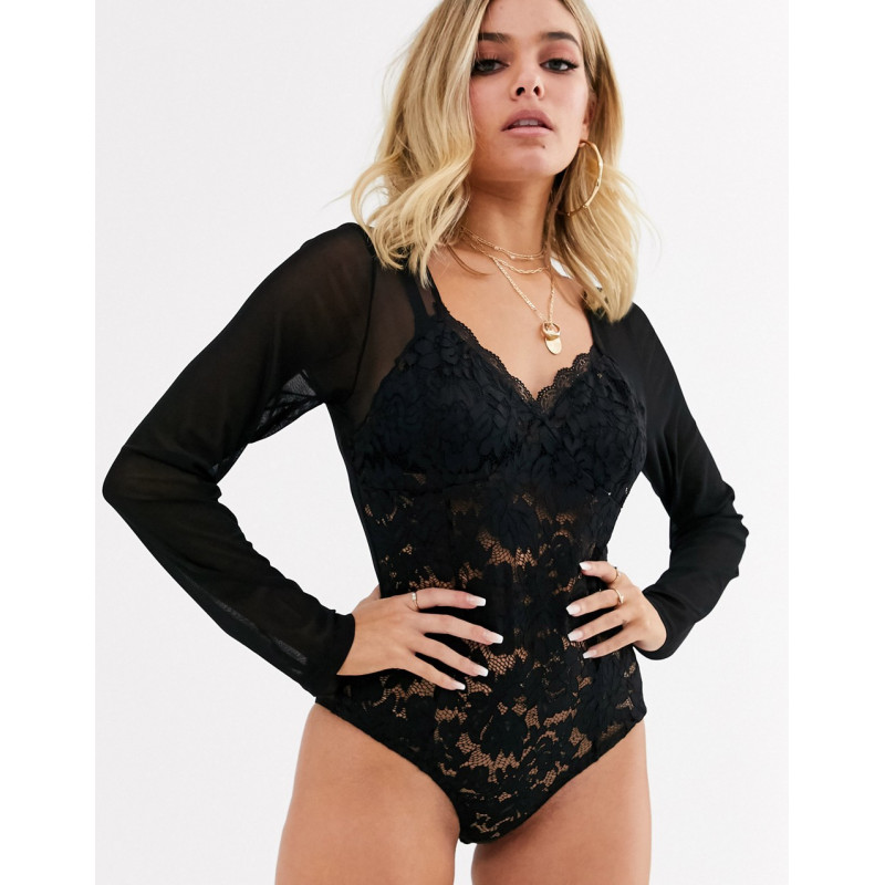 Missguided mesh long sleeve...