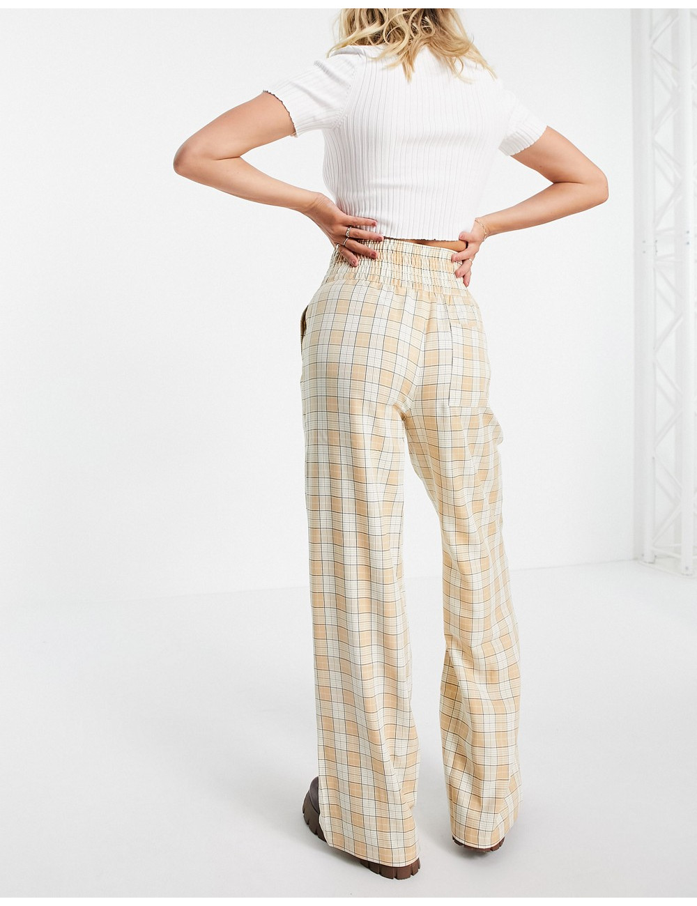 COLLUSION wide leg trousers...