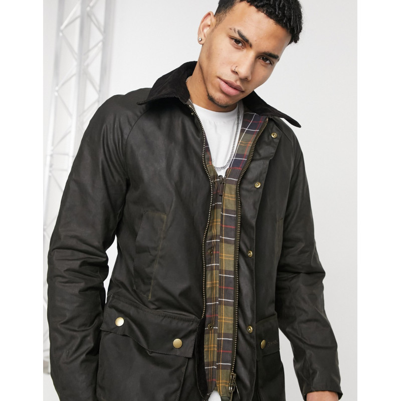 Barbour Ashby wax jacket olive