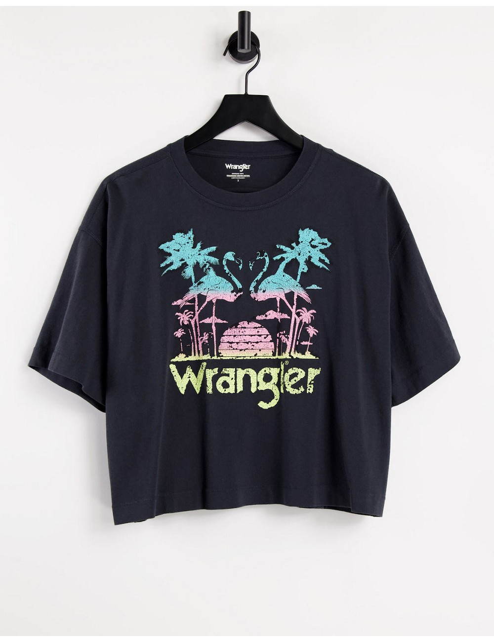 Wrangler cropped t-shirt...
