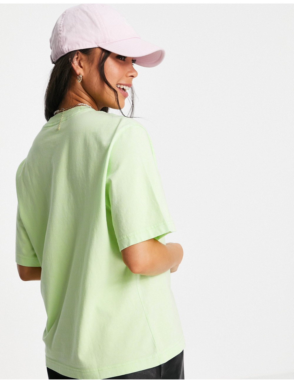 Nike washed t-shirt in neon...
