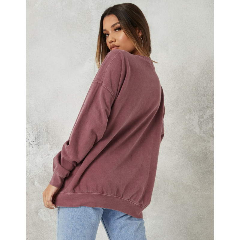 Missguided sweatshirt with...