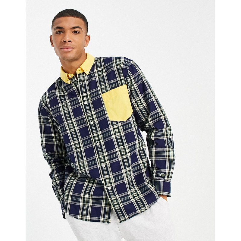 Lacoste check shirt with...